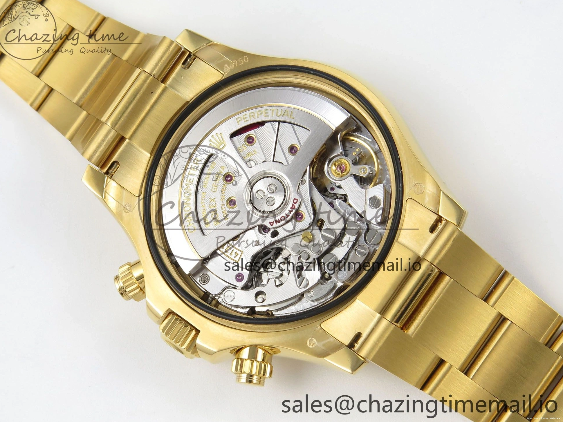 AAA Replica Watches Edition 126508 (Gain Casual Best SH4131 1:1 Weight) 305 Crystal On Dial Bracelet V6 Markers YG YG QF Daytona YG 1219